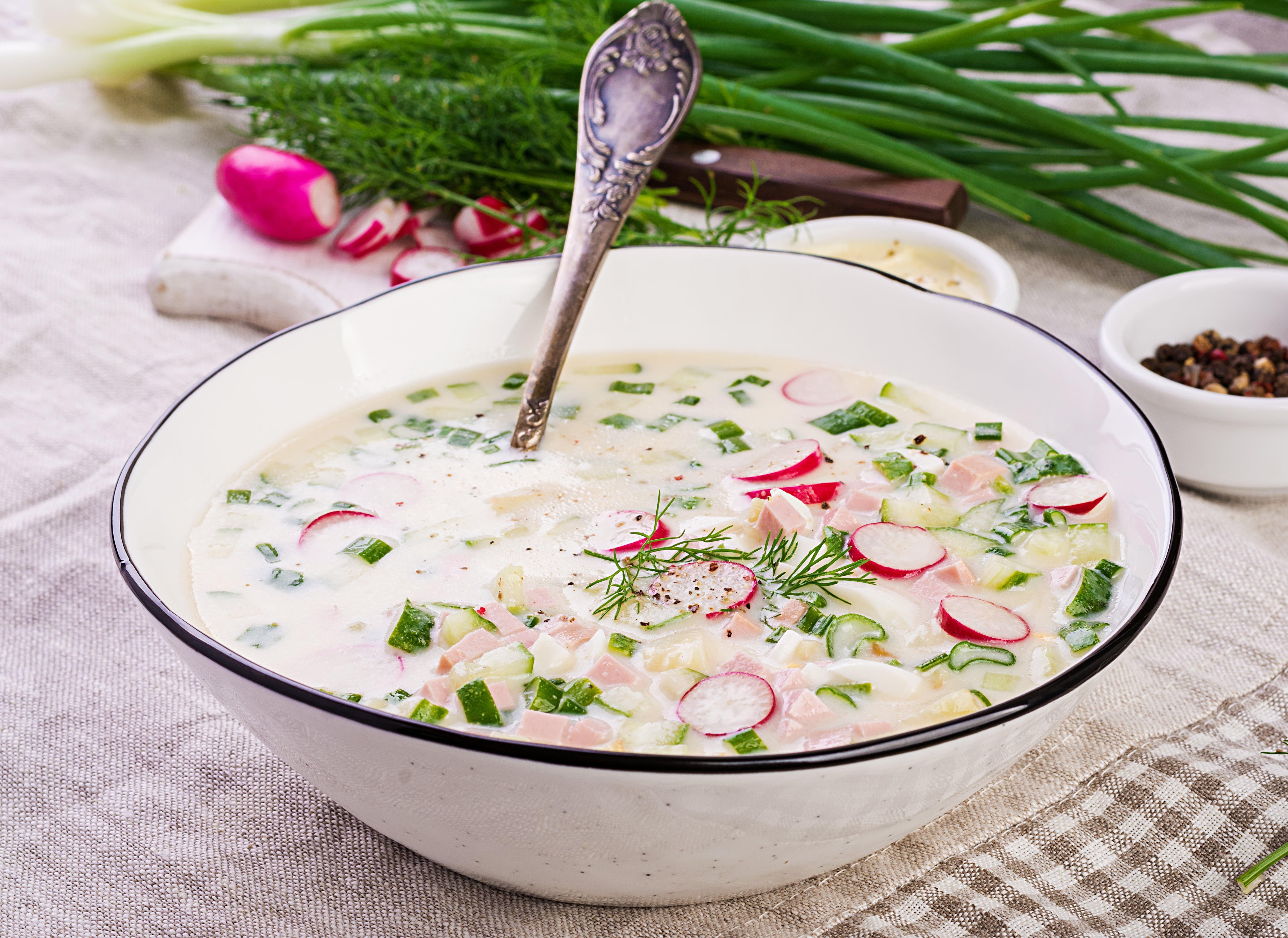 Cooling Mint & Makhana Raita